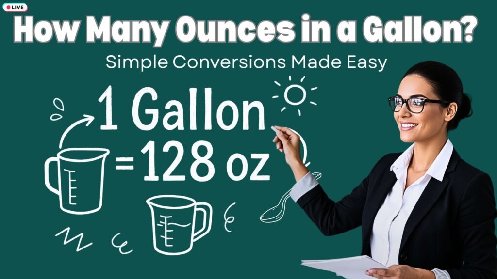 How Many Ounces in a Gallon? Simple Guide to Convert Gallons to Ounces (Easy Math Trick)