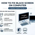 How to Fix Black Screen on Computer: A Simple Guide to Fix it