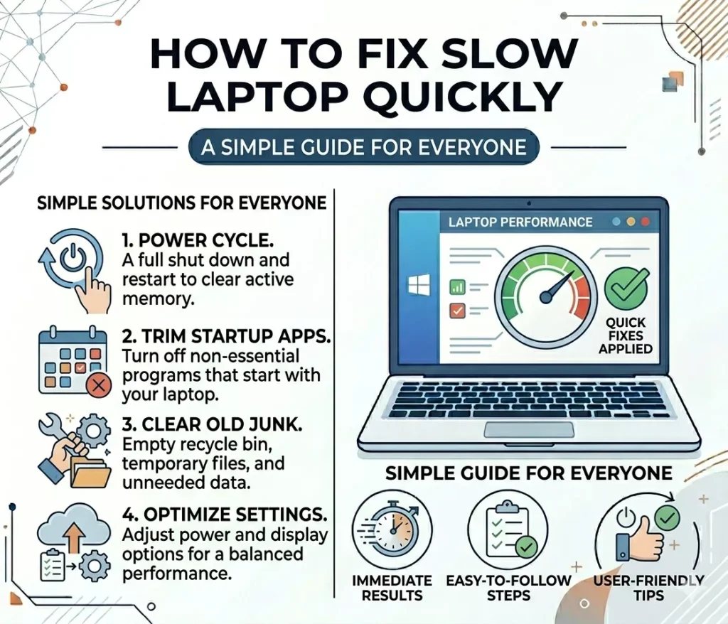 How to Fix Slow Laptop Quickly – A Simple Guide for Everyone