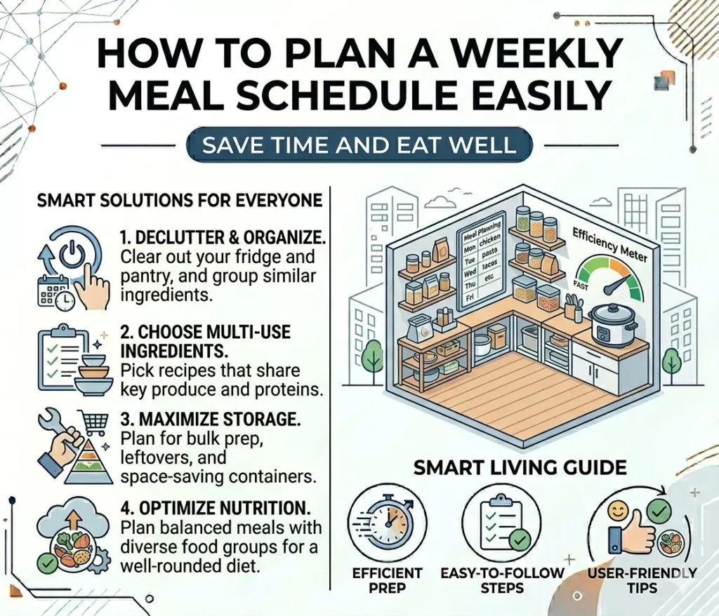 How to Plan a Weekly Meal Schedule Easily – Save Time and Eat Well