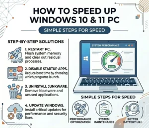 How to Speed Up Windows 10 and 11 PC - Simple Steps for Speed