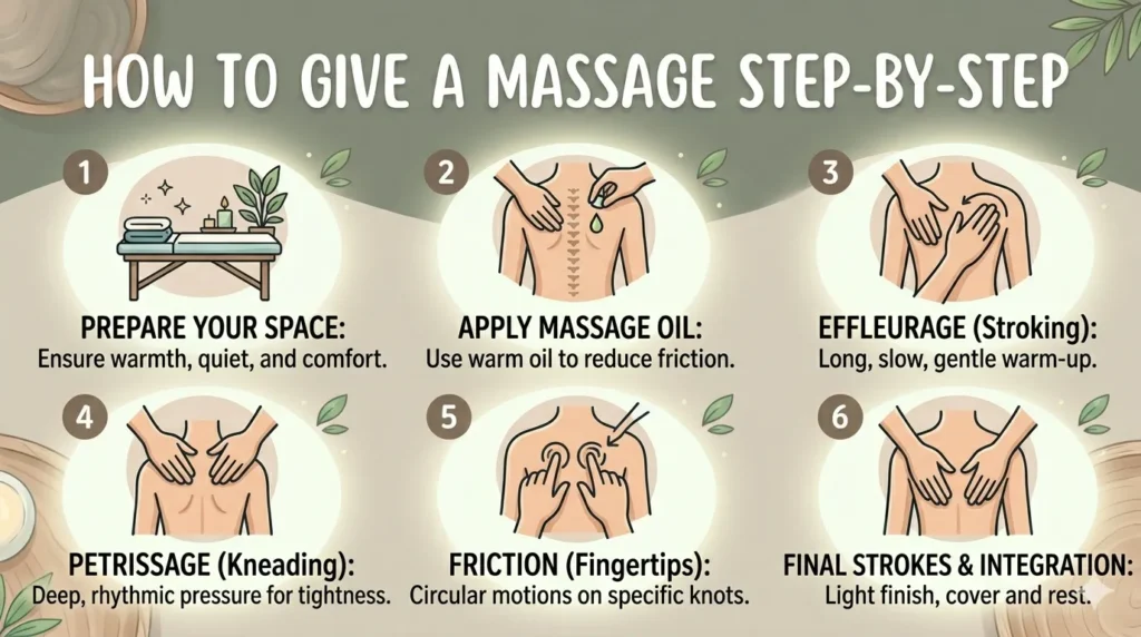 How to Give a Massage Step by Step
