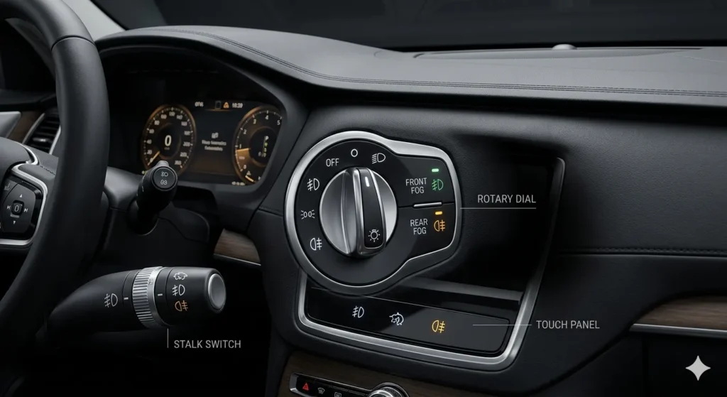 Different Types of Fog Light Controls