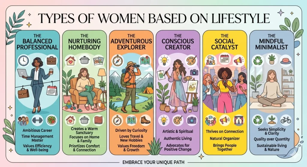Types of Women Based on Lifestyle