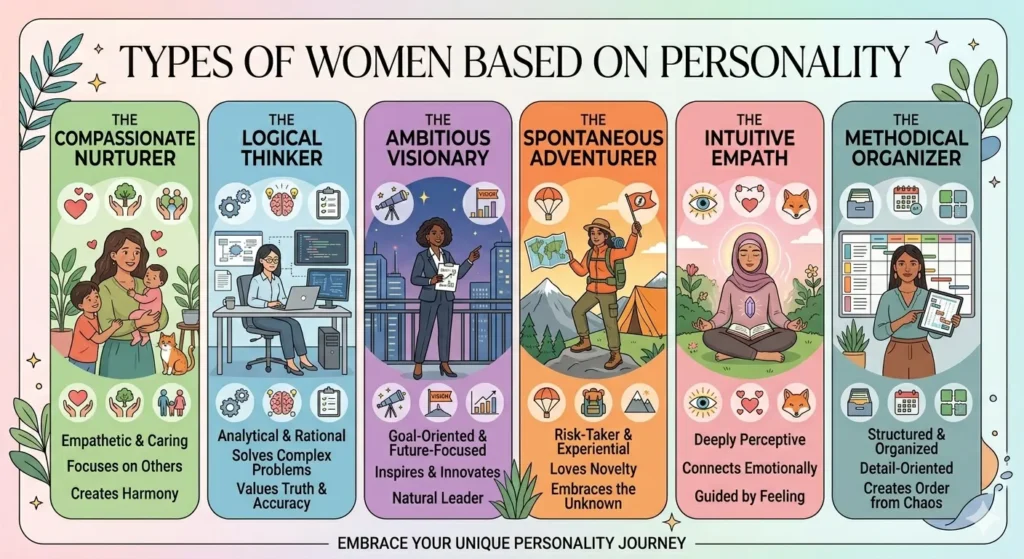 Types of Women Based on Personality