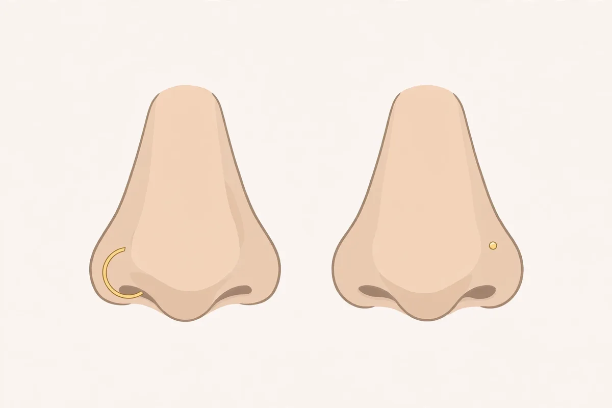 Best Nose Piercings For Your Nose Shape Body 2