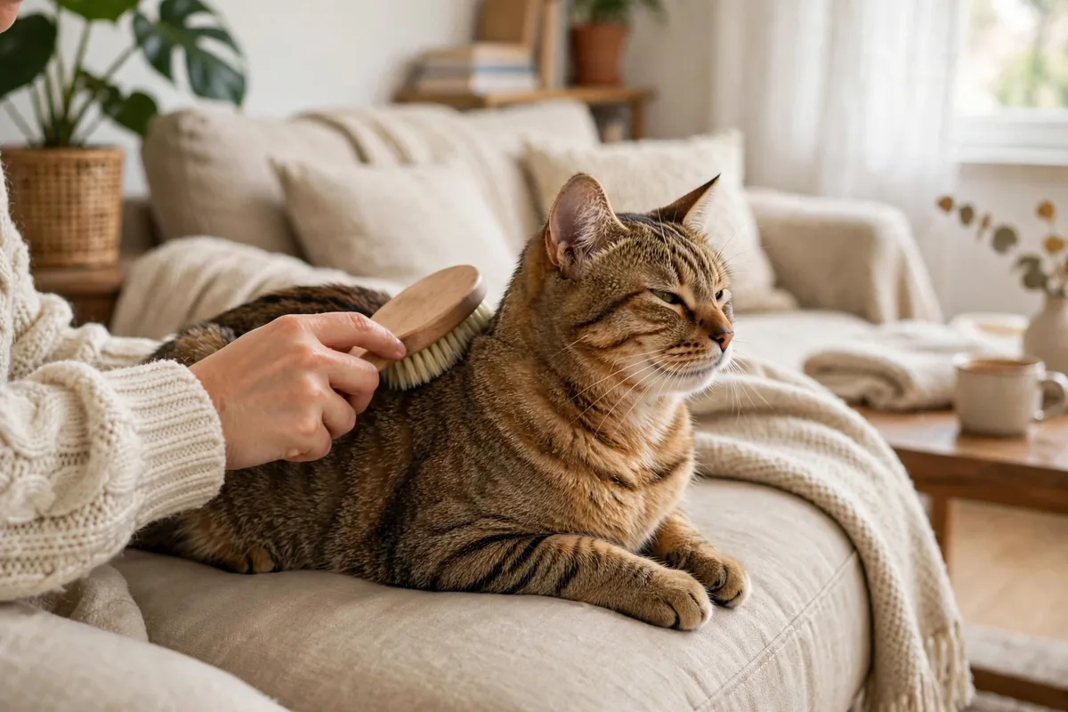 Brush A Cat Safely Featured