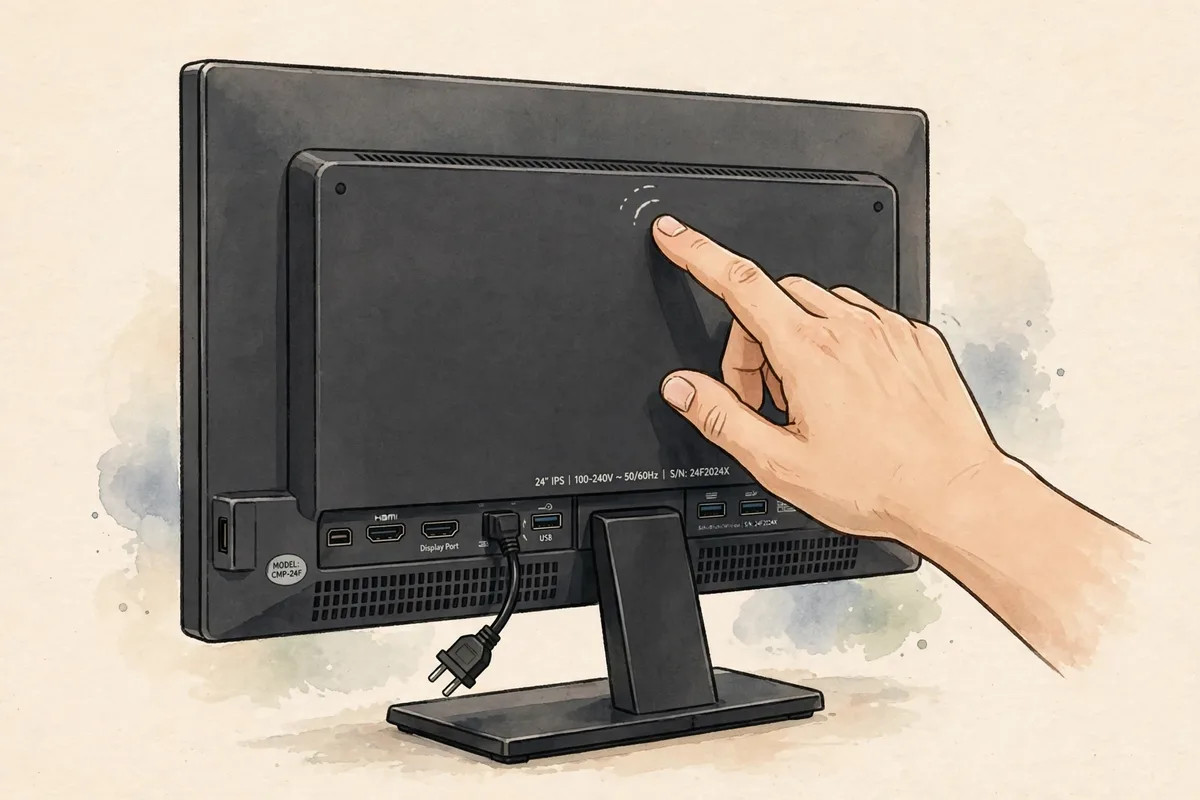 Bug Inside Monitor Screen Fix Body 1