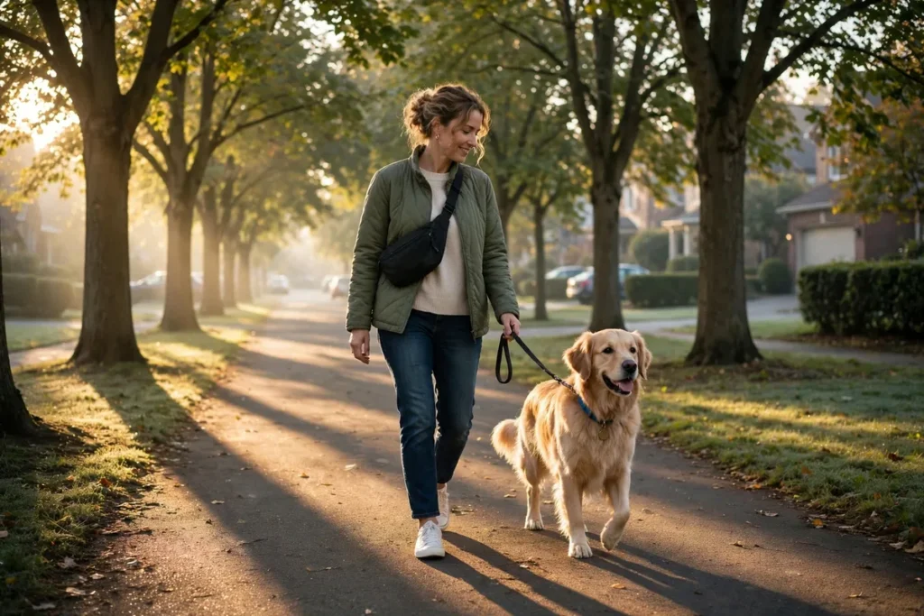 Create A Daily Dog Walking Routine Featured