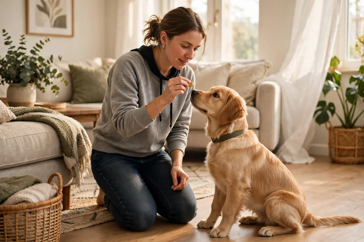 Teach A Dog To Sit Featured